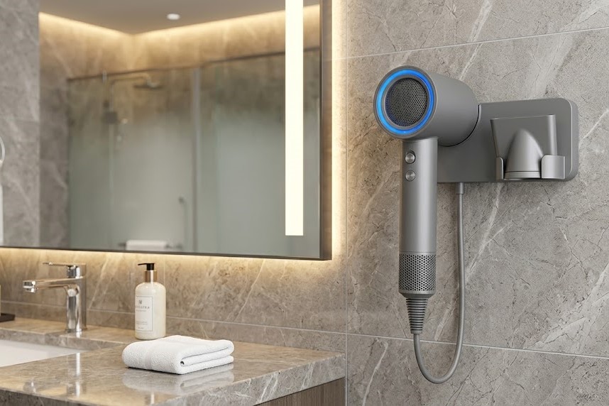 hanging hotel hair dryer