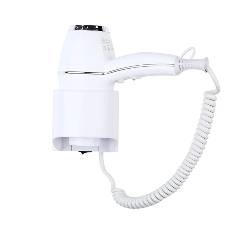 1850W Quick Dry Ionic Wall Hair Dryer For Hotel & Home