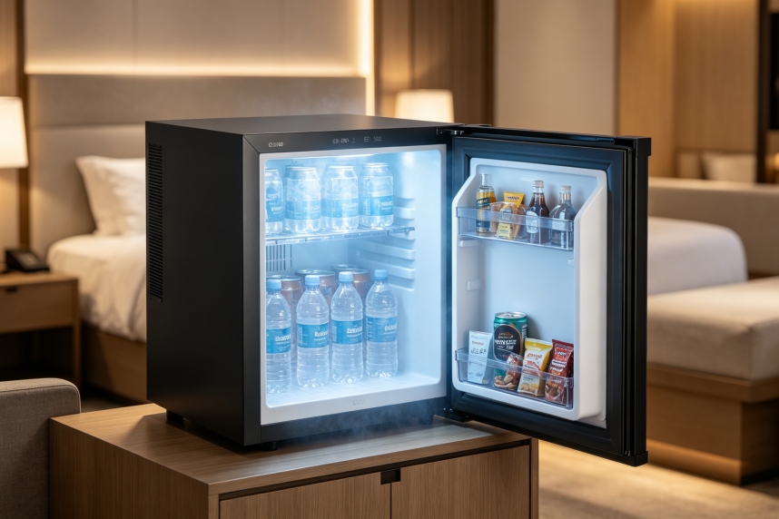 silent hotel mini refrigerator cover image