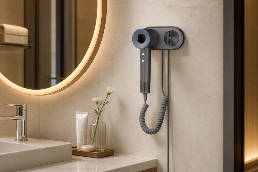wall mounted quiet hair dryer usage scenarios