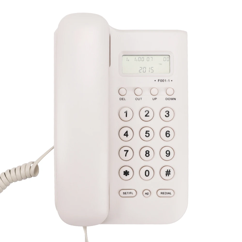 Factory Price LCD Caller ID Desktop Analog Telephone For Home Office Hotel